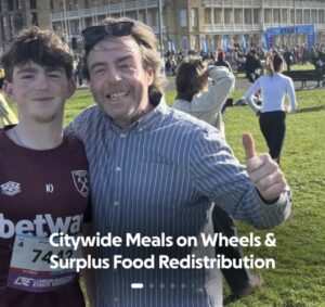 Brighton 10k run, Patrick and Bryan Coyle